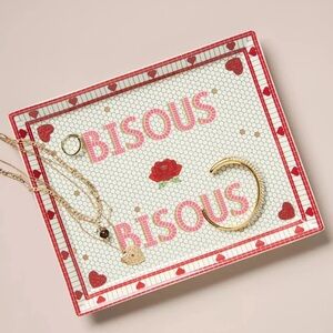 Anthropologie The Bistro Tile Stoneware
Vanity Tray: Valentine's Edition New